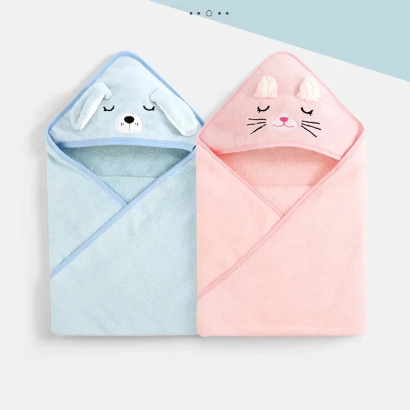 1 Baby Bath Towel Cap Animal Bath Towel Baby Blanket Bathroom Supplies 1 Baby Bath Towel Cap Animal Bath Towel Baby Blanket Bathroom Supplies - Image 3