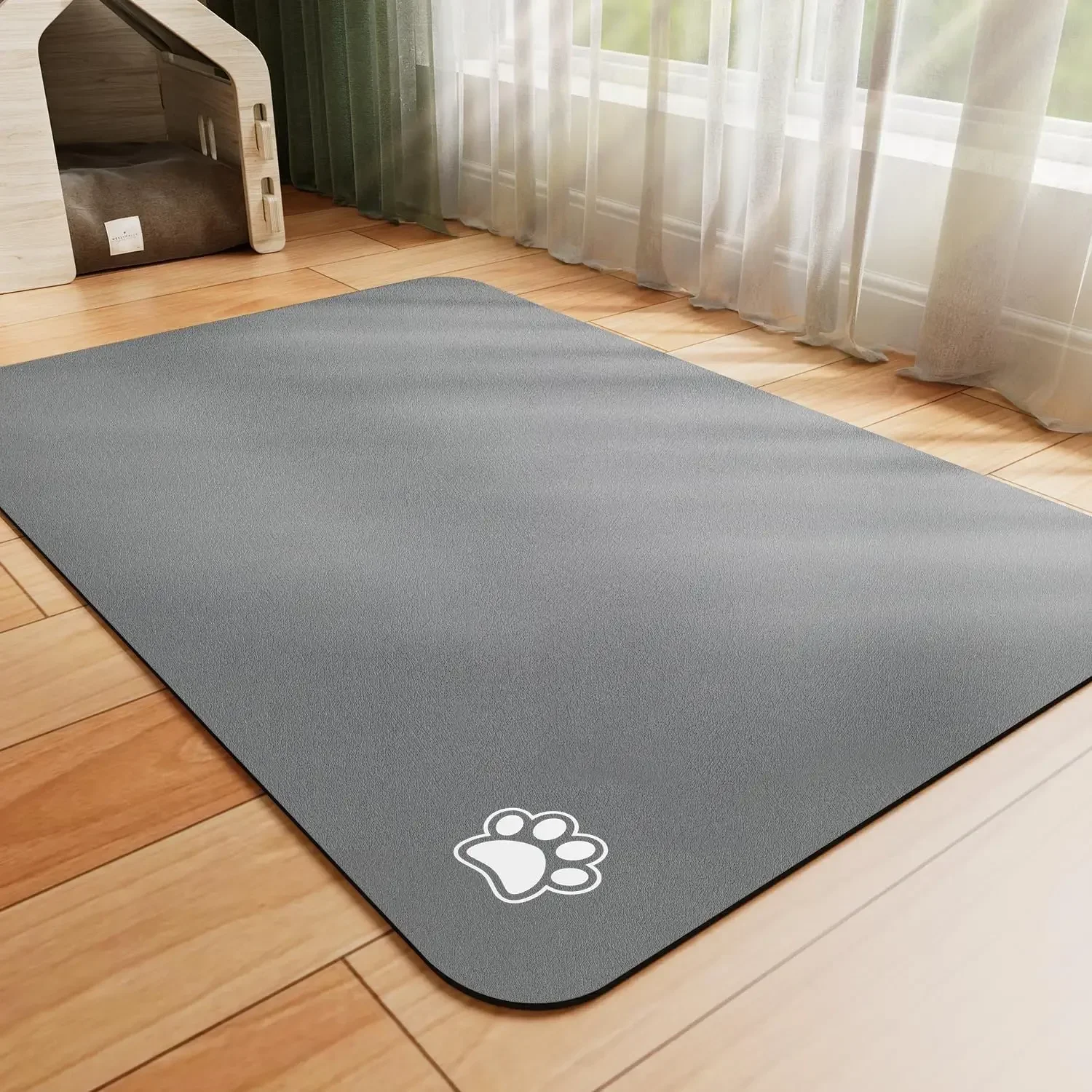 Pet Feeding Mat Absorbent Dog Cat Mat For Food And Water Easy To Clean Pet Placemats Quick Dry Dog Mat For Messy Drinkers Pet Feeding Mat Absorbent Dog Cat Mat For Food And Water Easy To Clean Pet Placemats Quick Dry Dog Mat For Messy Drinkers