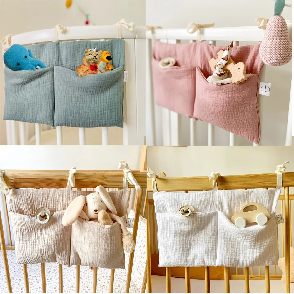 Babybett-Organizer, Kinderbett, Caddy, Bett, Aufbewahrungstasche, 2 Taschen, Nachttisch, Hängende Windel, Kinderzimmer, Spielzeug, Tasche, Windeln, Kinderwagen, Organisieren Babybett-Organizer, Kinderbett, Caddy, Bett, Aufbewahrungstasche, 2 Taschen, Nachttisch, Hängende Windel, Kinderzimmer, Spielzeug, Tasche, Windeln, Kinderwagen, Organisieren