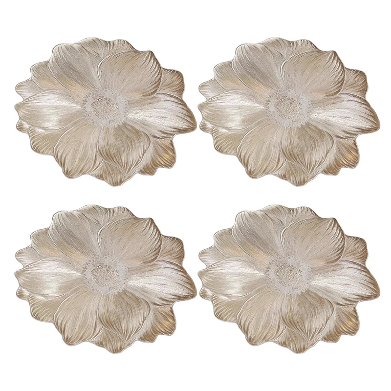 Lotus-Untersetzer-Tischset-Set, Rutschfest, Hitzebeständig, Wasserdicht, Ölbeständig, Tischsets Im Nordischen Stil Für Küche, Esszimmer, Heimdekoration Lotus-Untersetzer-Tischset-Set, Rutschfest, Hitzebeständig, Wasserdicht, Ölbeständig, Tischsets Im Nordischen Stil Für Küche, Esszimmer, Heimdekoration - Image 3