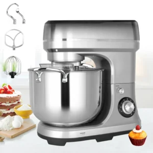 Küche 11 Liter Lebensmittelmixer mit großem Fassungsvermögen 2000 W elektrischer Lebensmittelständer-Teigmixer mit Edelstahlschüssel