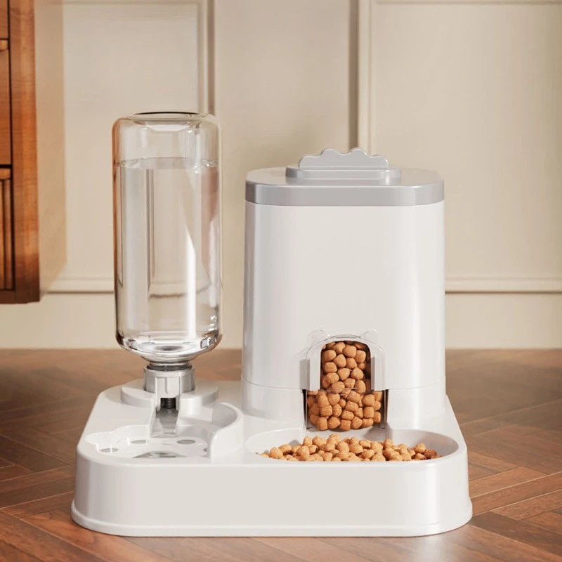 Automatischer Wasserspender Für Katzen Und Hunde Mit Integriertem Futterbecken, Keine Batterien Erforderlich, Automatischer Futterspender Für Haustiere, Einteiliges Design Automatischer Wasserspender Für Katzen Und Hunde Mit Integriertem Futterbecken, Keine Batterien Erforderlich, Automatischer Futterspender Für Haustiere, Einteiliges Design - Image 6