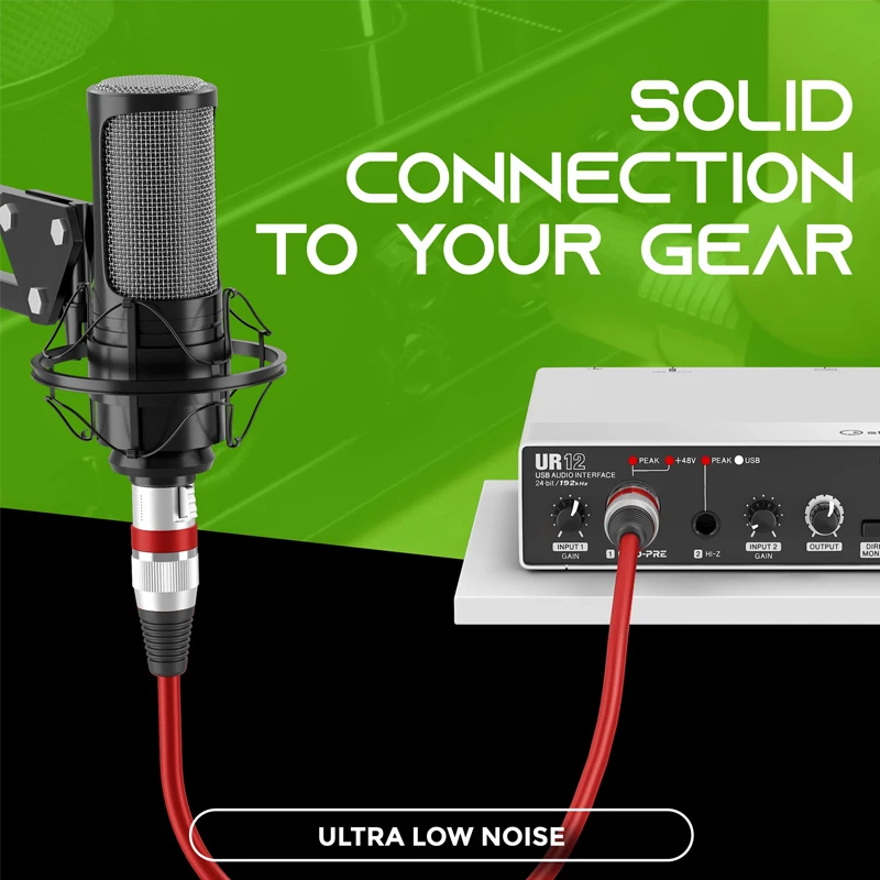 Xlr Männlich Zu Weiblich Kabel 3-Pin – Professionelles Verlängerungskabel Für Mikrofon, Mixer Und Lautsprecher Xlr Männlich Zu Weiblich Kabel 3-Pin – Professionelles Verlängerungskabel Für Mikrofon, Mixer Und Lautsprecher - Image 5