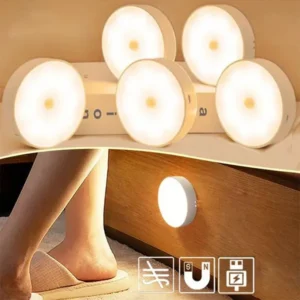 LED Motion Sensor Nachtlicht USB Aufladbare Nacht Lampe Für Küche Schrank Garderobe Lampe Treppe Drahtlose LED Schrank Licht