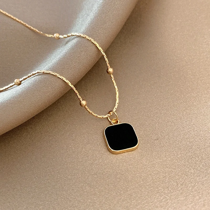 Neue Mode Gold Farbe Halskette Für Frauen Schmuck Metall Vintage Wasser Tropfen Anhänger Halskette Geburtstags Geschenk Neue Mode Gold Farbe Halskette Für Frauen Schmuck Metall Vintage Wasser Tropfen Anhänger Halskette Geburtstags Geschenk - Image 9