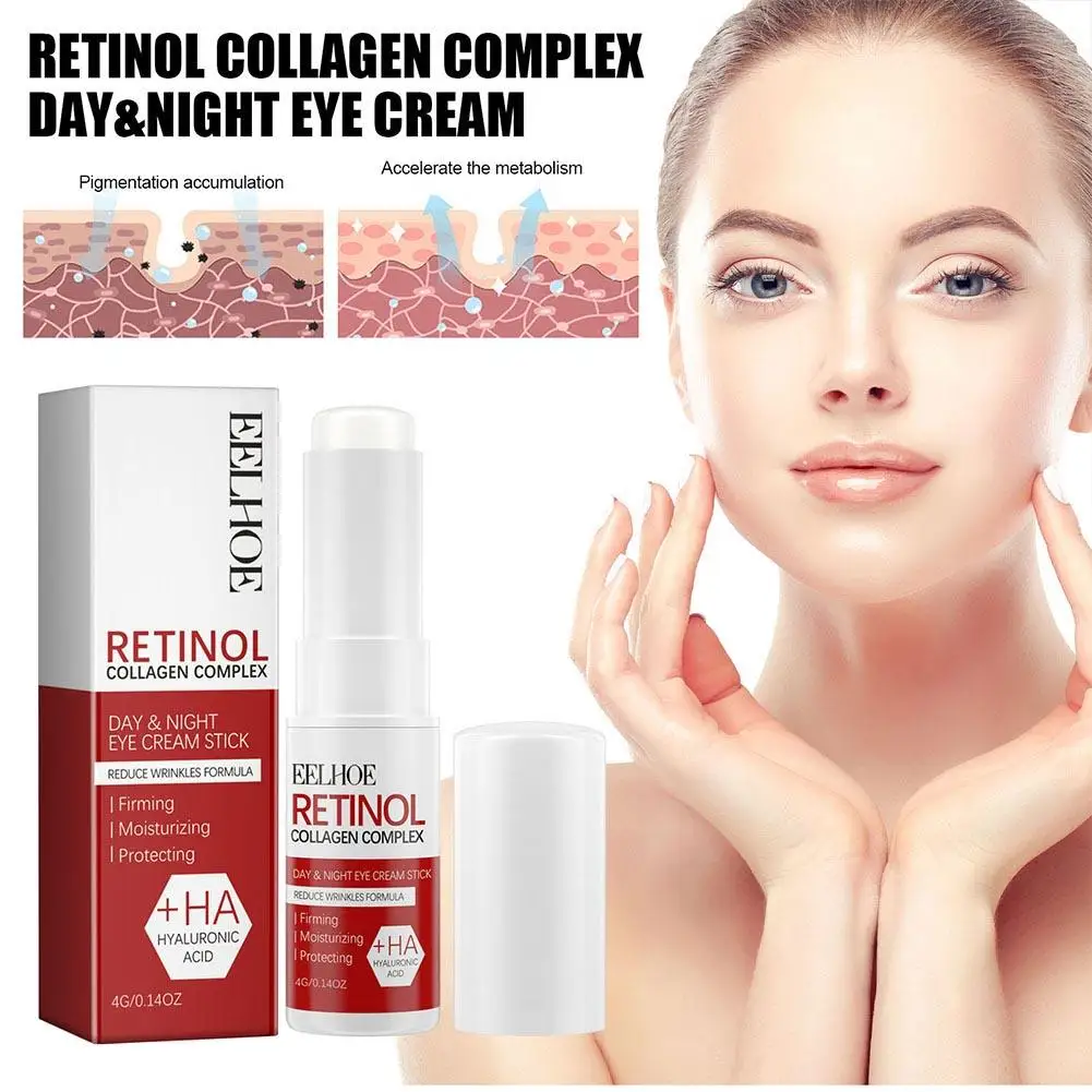 Retinol Augencreme-Stick, Anti-Aging, Verblasst Augenringe Unter Den Augen, Entfernt Tränensäcke, Feuchtigkeitsspendende, Straffende Haut, Augenpflege Retinol Augencreme-Stick, Anti-Aging, Verblasst Augenringe Unter Den Augen, Entfernt Tränensäcke, Feuchtigkeitsspendende, Straffende Haut, Augenpflege - Image 3