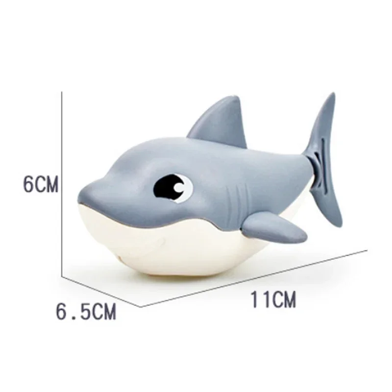 Baby Summer Cartoon Shark Water Play Toy With Wind Up Chain Outdoor Beach Swimming Clockwork Toys Baby Bathroom Toy For Children Baby Summer Cartoon Shark Water Play Toy With Wind Up Chain Outdoor Beach Swimming Clockwork Toys Baby Bathroom Toy For Children - Image 5