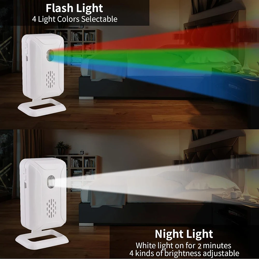 Kabellose Bewegungsmelder-Türklingel Mit Pir-Sensor – Besucheranzeige Mit Alarmton Für Zuhause, Geschäft, Shop &Amp; Eingangsbereich Kabellose Bewegungsmelder-Türklingel Mit Pir-Sensor – Besucheranzeige Mit Alarmton Für Zuhause, Geschäft, Shop &Amp; Eingangsbereich - Image 3