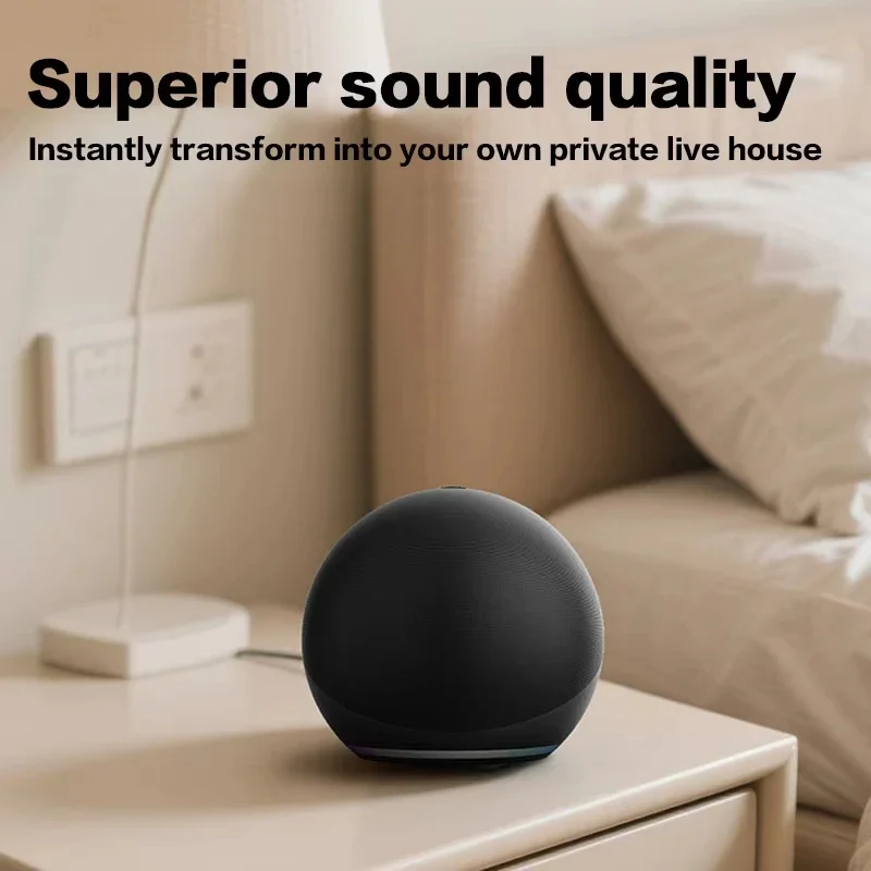 Kleiner Bluetooth-Lautsprecher Mit Rgb-Licht &Amp; Subwoofer – Kugelförmiger Mini-Lautsprecher Für Zuhause, Outdoor, Musik &Amp; Freizeit Kleiner Bluetooth-Lautsprecher Mit Rgb-Licht &Amp; Subwoofer – Kugelförmiger Mini-Lautsprecher Für Zuhause, Outdoor, Musik &Amp; Freizeit - Image 4