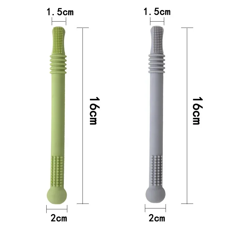 Baby Chewable Safe Toy Silicone Molar Straw Baby Teether Baby Teething Toys Molar Silicone Handle Baby Safety Toy Baby Chewable Safe Toy Silicone Molar Straw Baby Teether Baby Teething Toys Molar Silicone Handle Baby Safety Toy - Image 6
