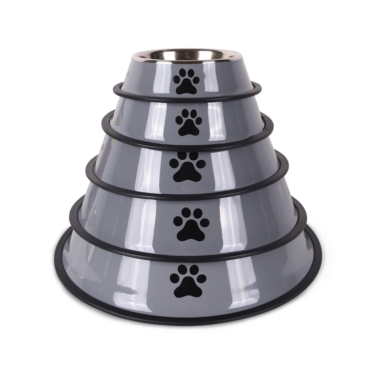 1Pc Edelstahl Pet Bowl Katze Schüssel Hundefutter Schüssel Multi-Spezifikation Anti-Herbst Futternapf Futternapf Fütterung Haustier Liefert 1Pc Edelstahl Pet Bowl Katze Schüssel Hundefutter Schüssel Multi-Spezifikation Anti-Herbst Futternapf Futternapf Fütterung Haustier Liefert - Image 4