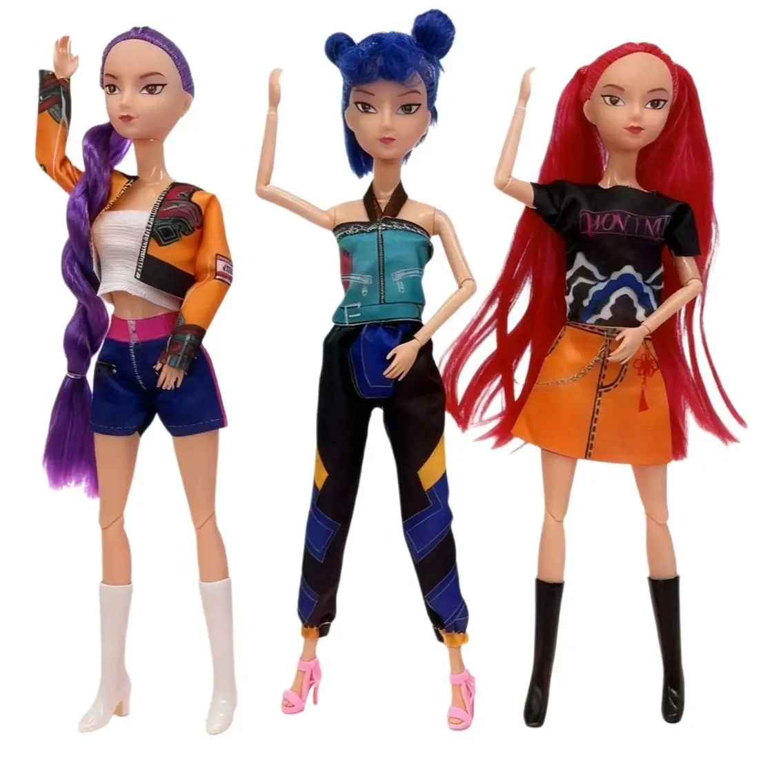 K-Pop Demon Hunters Rumi Anime-Figur Huntrx Mira Zoey Actionfigur Modell Mit Wechsel-Outfits Ornament Figuren Feiertagsgeschenke K-Pop Demon Hunters Rumi Anime-Figur Huntrx Mira Zoey Actionfigur Modell Mit Wechsel-Outfits Ornament Figuren Feiertagsgeschenke - Image 8