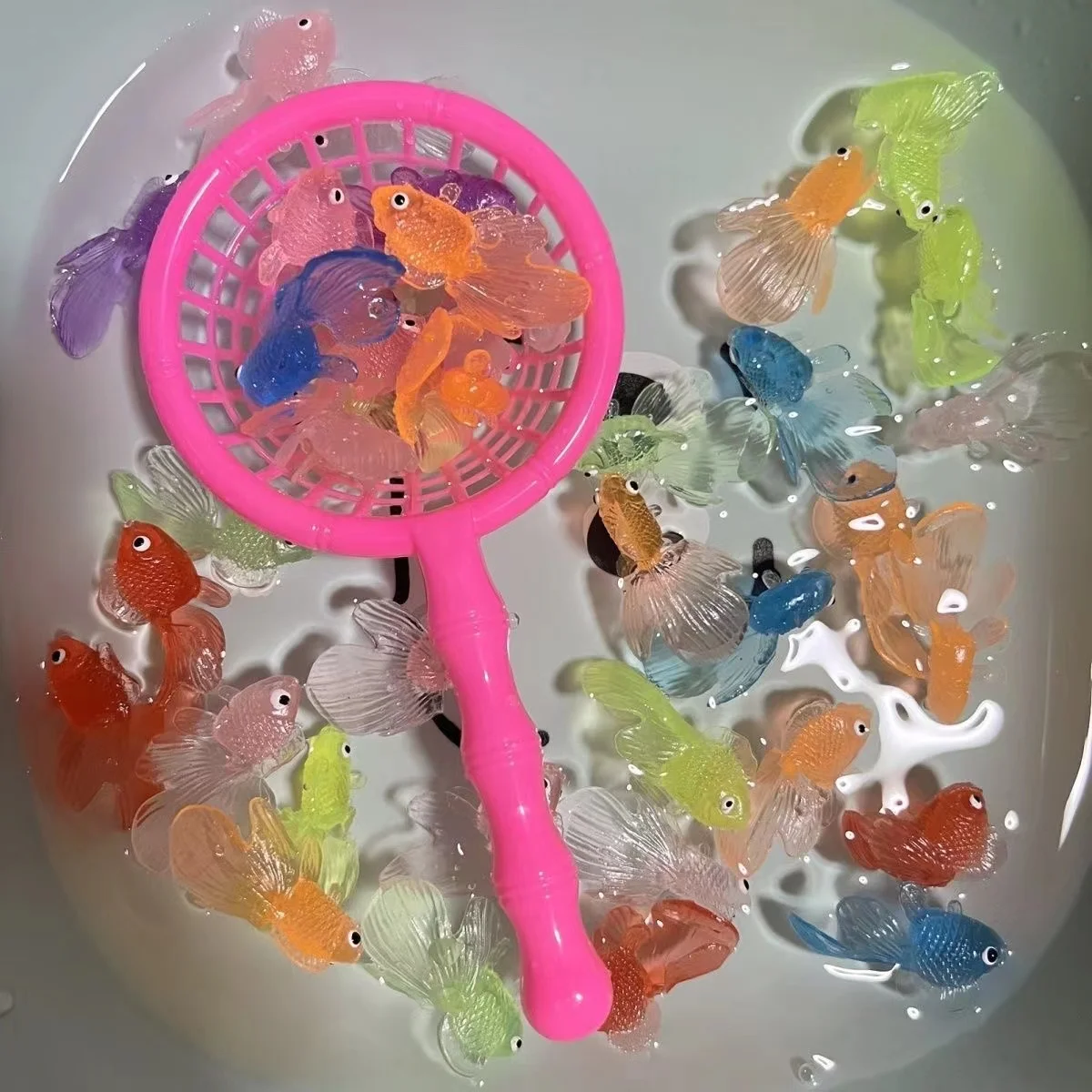 Children'S 10Pcs/Set Kawaii Simulation Rubber Goldfish Baby Bath Water Play Games Toys For Kids Toddlers Bathing Shower Gifts Children'S 10Pcs/Set Kawaii Simulation Rubber Goldfish Baby Bath Water Play Games Toys For Kids Toddlers Bathing Shower Gifts - Image 6
