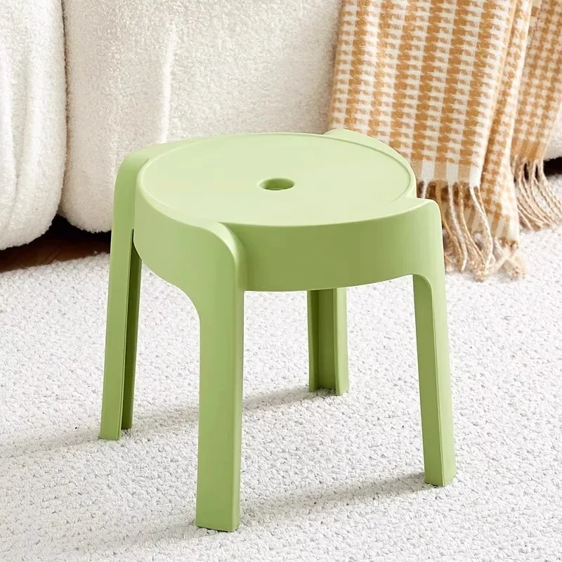 Luxury Household Foot Stool Plastic Fashion Designer Entryway Bench Stool Adults Creative Leisure Tabouret Unique Furniture Luxury Household Foot Stool Plastic Fashion Designer Entryway Bench Stool Adults Creative Leisure Tabouret Unique Furniture - Image 10