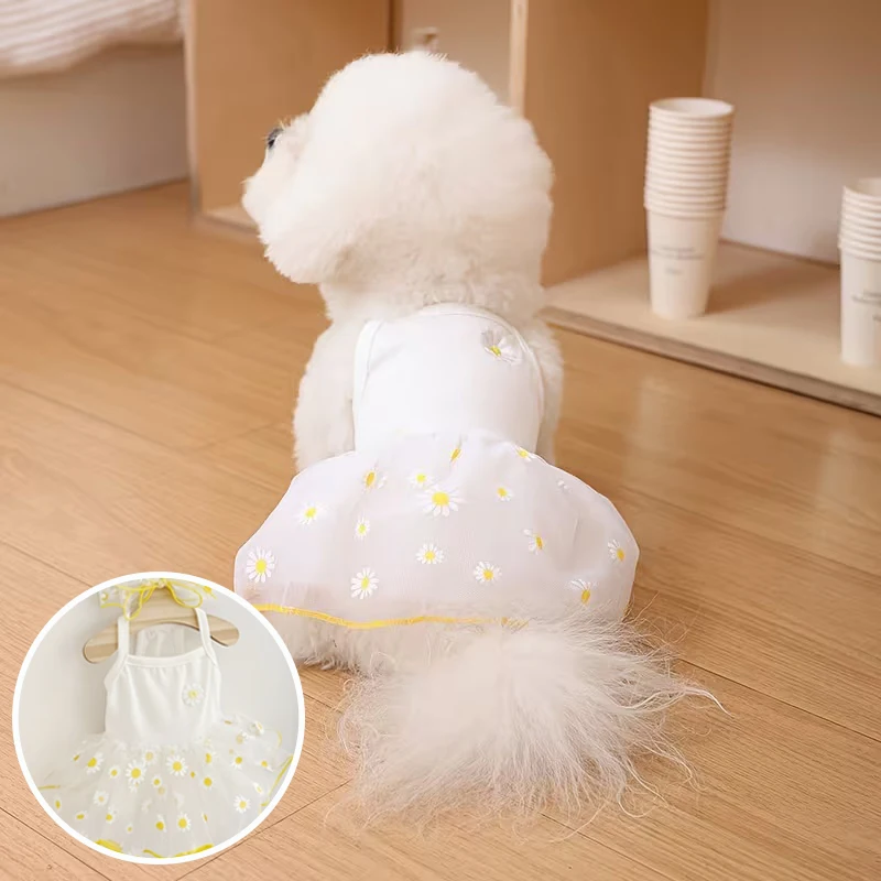 Summer Thin Puppy Princess Skirt Dog Clothes Cute Pet Dog Dress For Small Dogs Chihuahua York Clothing Pet Supplies Summer Thin Puppy Princess Skirt Dog Clothes Cute Pet Dog Dress For Small Dogs Chihuahua York Clothing Pet Supplies - Image 4