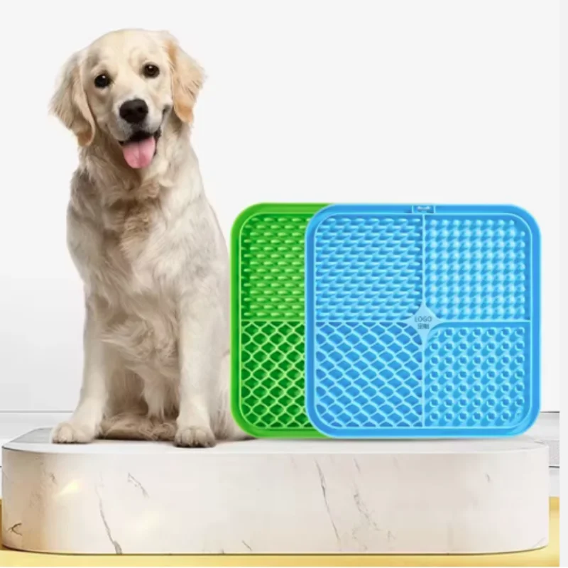 Pet Lick Silikon Matte Hunde Haustier Slow Food Platte Für Hund Baden Ablenkung Silikon Hund Sauger Futter Training Hund Feeder Liefert Pet Lick Silikon Matte Hunde Haustier Slow Food Platte Für Hund Baden Ablenkung Silikon Hund Sauger Futter Training Hund Feeder Liefert - Image 6