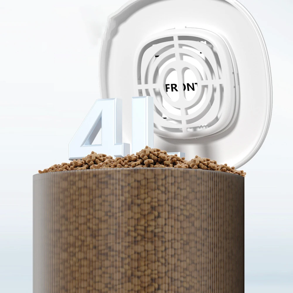 4L Visual Automatic Cat Feeder - Timed Pet Feeder For Cats And Dogs, With Dry Food Dispenser, No Food Stuck, Desiccant Bag 4L Visual Automatic Cat Feeder - Timed Pet Feeder For Cats And Dogs, With Dry Food Dispenser, No Food Stuck, Desiccant Bag - Image 12