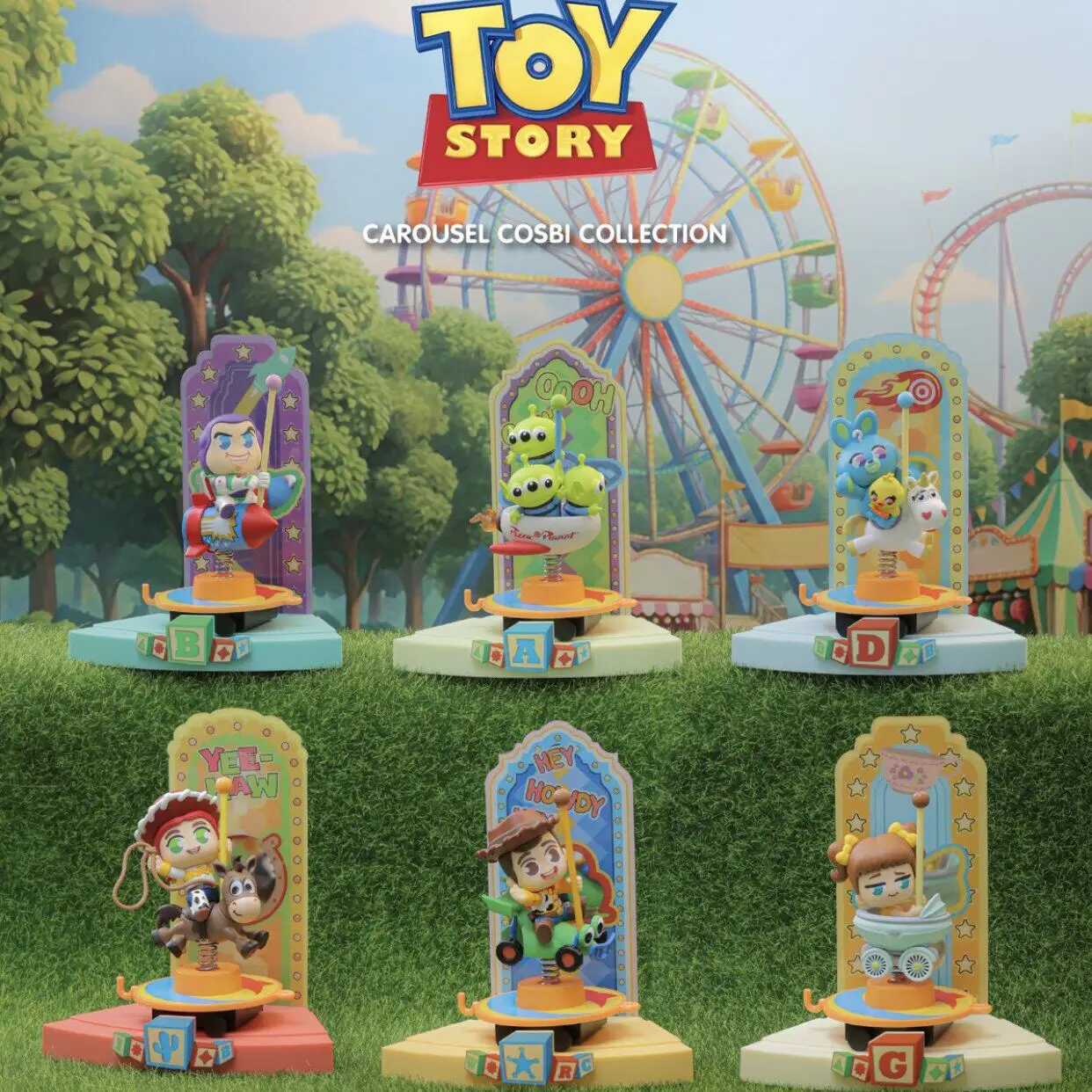 Original Hot Toys Disney Toy Story Karussell Buzz Lightyear Blind Box Komplettset Figur Puppe Desktop-Ornament Überraschungsgeschenk Auf Lager Original Hot Toys Disney Toy Story Karussell Buzz Lightyear Blind Box Komplettset Figur Puppe Desktop-Ornament Überraschungsgeschenk Auf Lager - Image 2