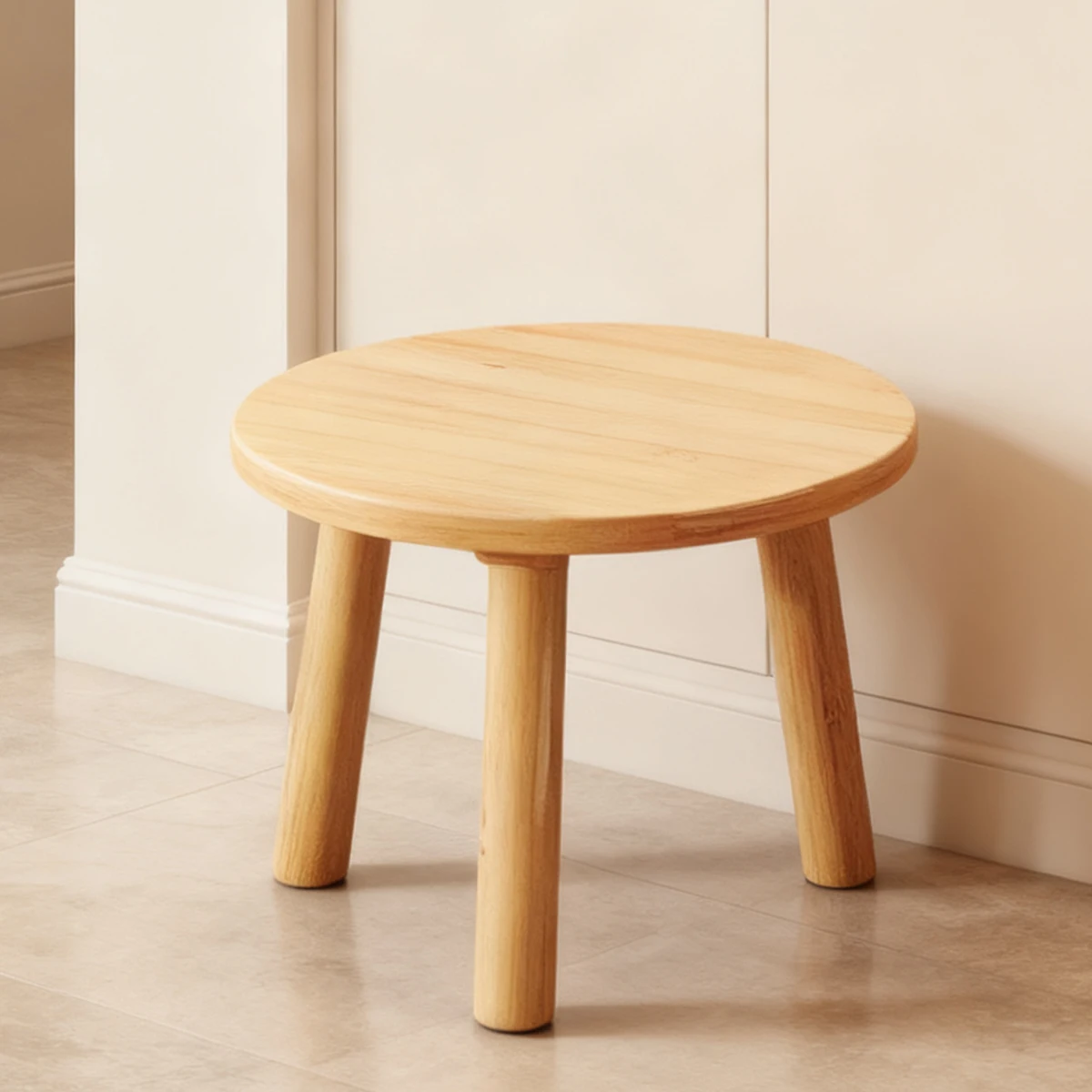 1Pc Bamboo Round Stool For Living Room &Amp; Balcony, Sturdy Lightweight Multifunctional Stool. 1Pc Bamboo Round Stool For Living Room &Amp; Balcony, Sturdy Lightweight Multifunctional Stool. - Image 6