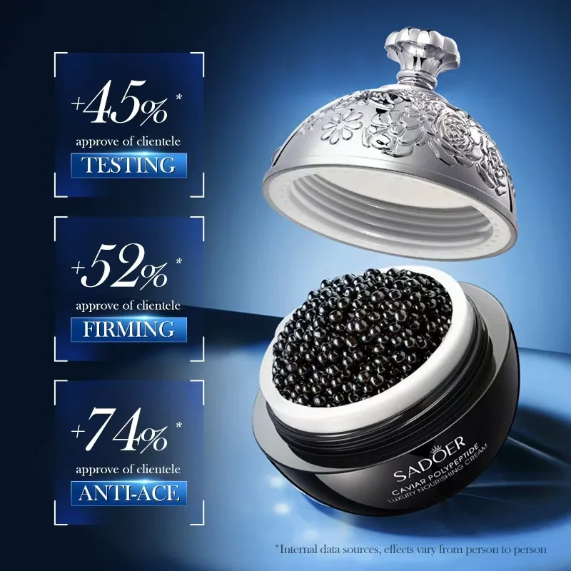 Caviar Firming Face Cream Deep Hydrating Soften Lifting Fine Lines Around Eyes Area Boost Skin Elasticity Moisturizer Skin Care Caviar Firming Face Cream Deep Hydrating Soften Lifting Fine Lines Around Eyes Area Boost Skin Elasticity Moisturizer Skin Care - Image 4