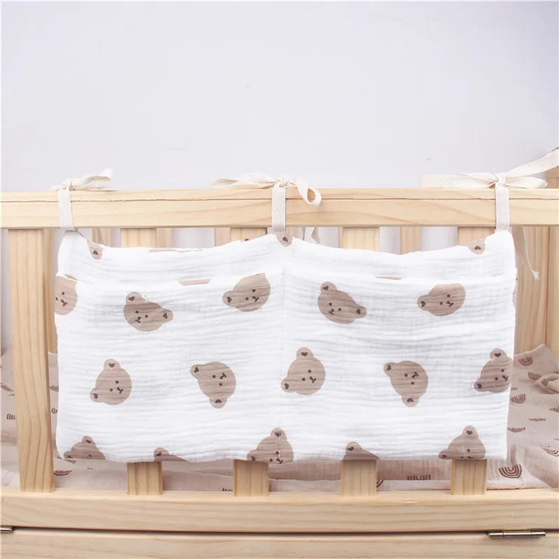 Babybett-Organizer, Kinderbett, Caddy, Bett, Aufbewahrungstasche, 2 Taschen, Nachttisch, Hängende Windel, Kinderzimmer, Spielzeug, Tasche, Windeln, Kinderwagen, Organisieren Babybett-Organizer, Kinderbett, Caddy, Bett, Aufbewahrungstasche, 2 Taschen, Nachttisch, Hängende Windel, Kinderzimmer, Spielzeug, Tasche, Windeln, Kinderwagen, Organisieren - Image 9
