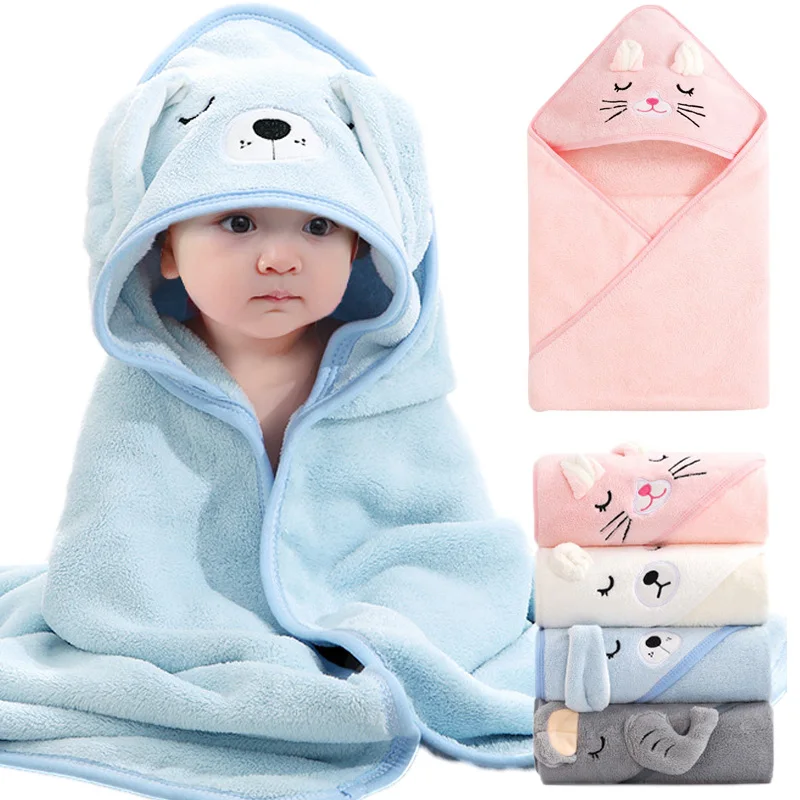 Cartoon Animal Baby Bath Towels Soft Newborn Hooded Towel Blanket Toddler Bathrobe Warm Sleeping Swaddle Wrap For Boys Girls Cartoon Animal Baby Bath Towels Soft Newborn Hooded Towel Blanket Toddler Bathrobe Warm Sleeping Swaddle Wrap For Boys Girls - Image 3