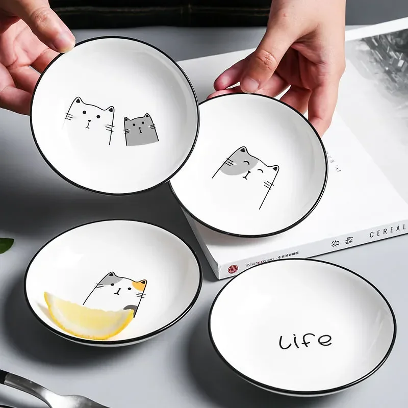 1Pcs Cute Cat Ceramic Seasoning Dish Creative Kitchen Small Sauce Bowl Household Dipping Plate Creative Vinegar Soy Snack Dishes 1Pcs Cute Cat Ceramic Seasoning Dish Creative Kitchen Small Sauce Bowl Household Dipping Plate Creative Vinegar Soy Snack Dishes - Image 19