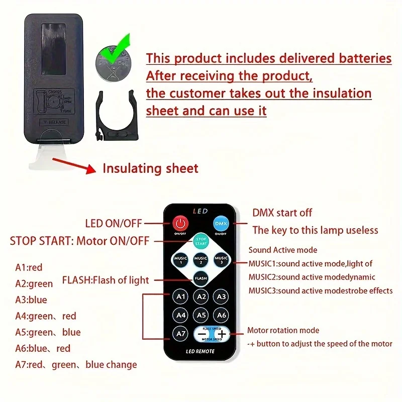 Led-Galaxie-Projektor Mit Fernbedienung, Usb &Amp; 7 Modi – Sternenhimmel-Nachtlicht Mit Sound Für Kinderzimmer Und Dekoration Led-Galaxie-Projektor Mit Fernbedienung, Usb &Amp; 7 Modi – Sternenhimmel-Nachtlicht Mit Sound Für Kinderzimmer Und Dekoration - Image 6
