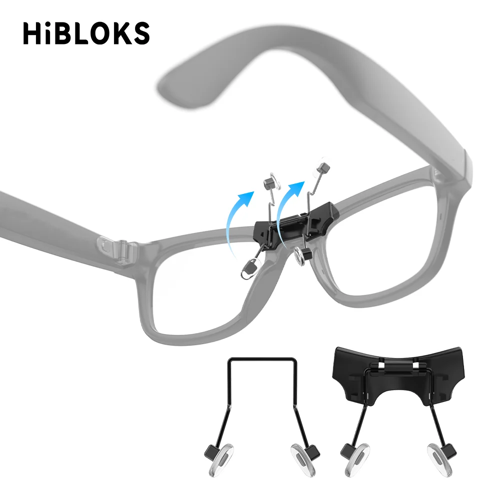 Hibloks Silikon-Nasenpads Für Ray-Ban Meta Wayfarer Gen 1 &Amp; Gen 2 – Rutschfeste Ersatzpads Für Rw4012, Rw4006 &Amp; Rw4008 Nasenpads