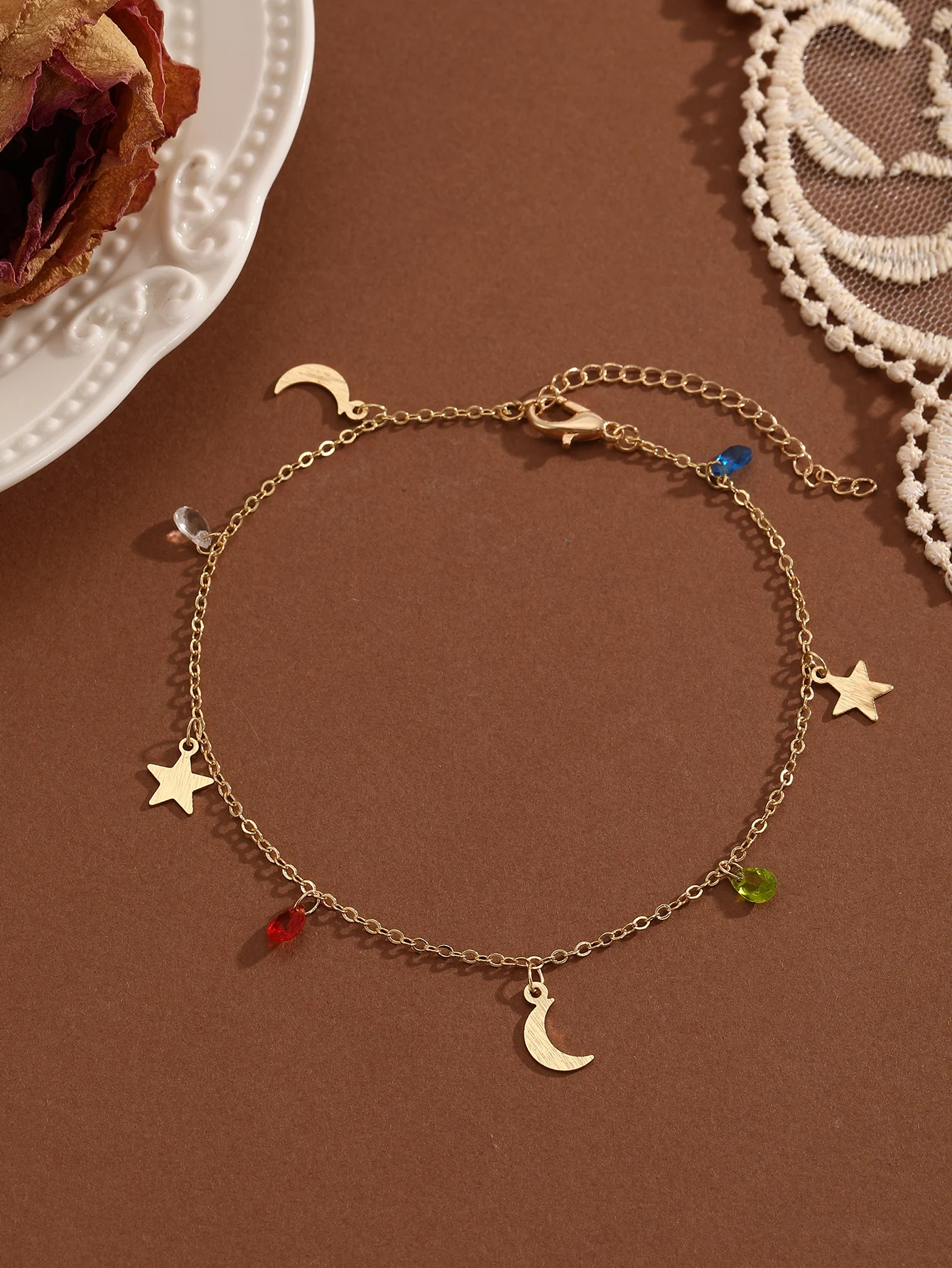 Qiamni Sommer Böhmen Kristall Zirkonia Fußkettchen Für Frauen Mädchen Knöchel Armband Bein Kette Strand Party Reise Fuß Schmuck Qiamni Sommer Böhmen Kristall Zirkonia Fußkettchen Für Frauen Mädchen Knöchel Armband Bein Kette Strand Party Reise Fuß Schmuck - Image 15