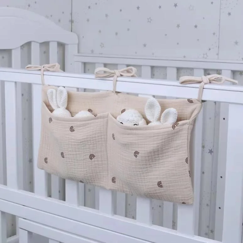 Babybett-Organizer, Kinderbett, Caddy, Bett, Aufbewahrungstasche, 2 Taschen, Nachttisch, Hängende Windel, Kinderzimmer, Spielzeug, Tasche, Windeln, Kinderwagen, Organisieren Babybett-Organizer, Kinderbett, Caddy, Bett, Aufbewahrungstasche, 2 Taschen, Nachttisch, Hängende Windel, Kinderzimmer, Spielzeug, Tasche, Windeln, Kinderwagen, Organisieren - Image 8