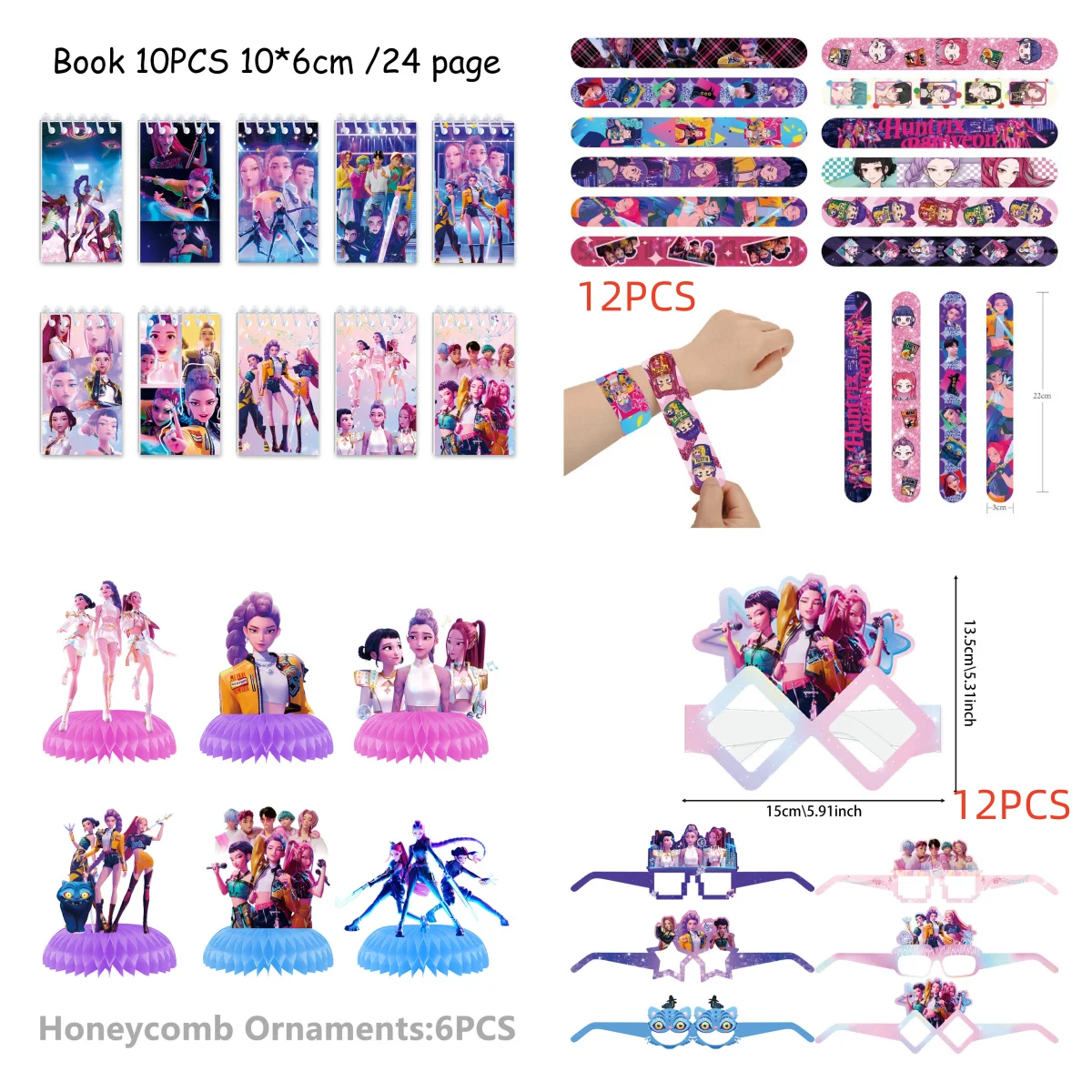 Kawaii K-Pop Gruppen-Thema Geburtstagsparty-Dekoration, Heimparty-Geschirr, Pappteller, Pappbecher, Banner, Servietten, Großhandel Neu Kawaii K-Pop Gruppen-Thema Geburtstagsparty-Dekoration, Heimparty-Geschirr, Pappteller, Pappbecher, Banner, Servietten, Großhandel Neu - Image 15