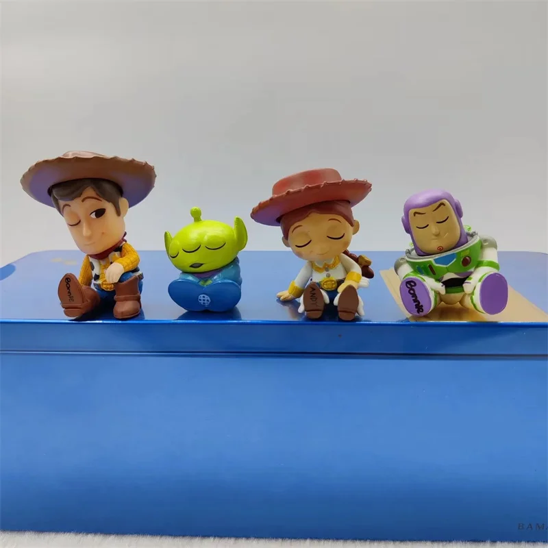 4 Teile/Satz Disney Toy Story 4 Woody Jessie Alien Buzz Lightyear Schlaf Figuren Anime Sammlung Figur Puppe Spielzeug Modell Für Geschenk 4 Teile/Satz Disney Toy Story 4 Woody Jessie Alien Buzz Lightyear Schlaf Figuren Anime Sammlung Figur Puppe Spielzeug Modell Für Geschenk - Image 3