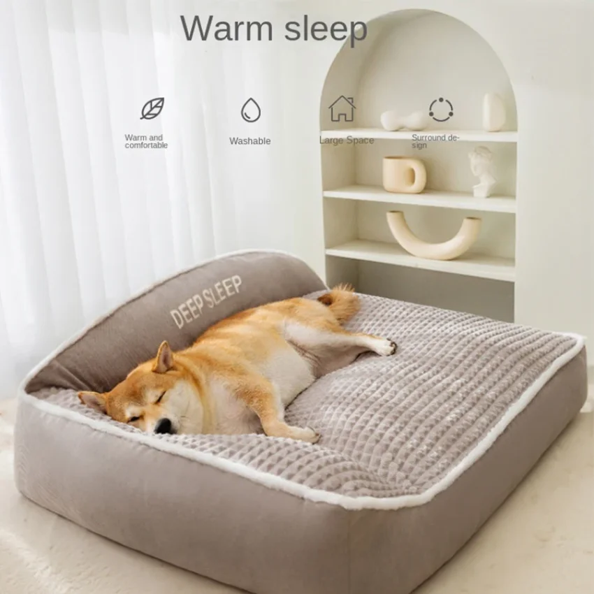 Neues Katzenbett Hundebett Zwinger Rutschfest Winter Warm Kleiner Hundezwinger Abnehmbar Waschbar Weiches Welpenkissen Katzenbedarf Neues Katzenbett Hundebett Zwinger Rutschfest Winter Warm Kleiner Hundezwinger Abnehmbar Waschbar Weiches Welpenkissen Katzenbedarf