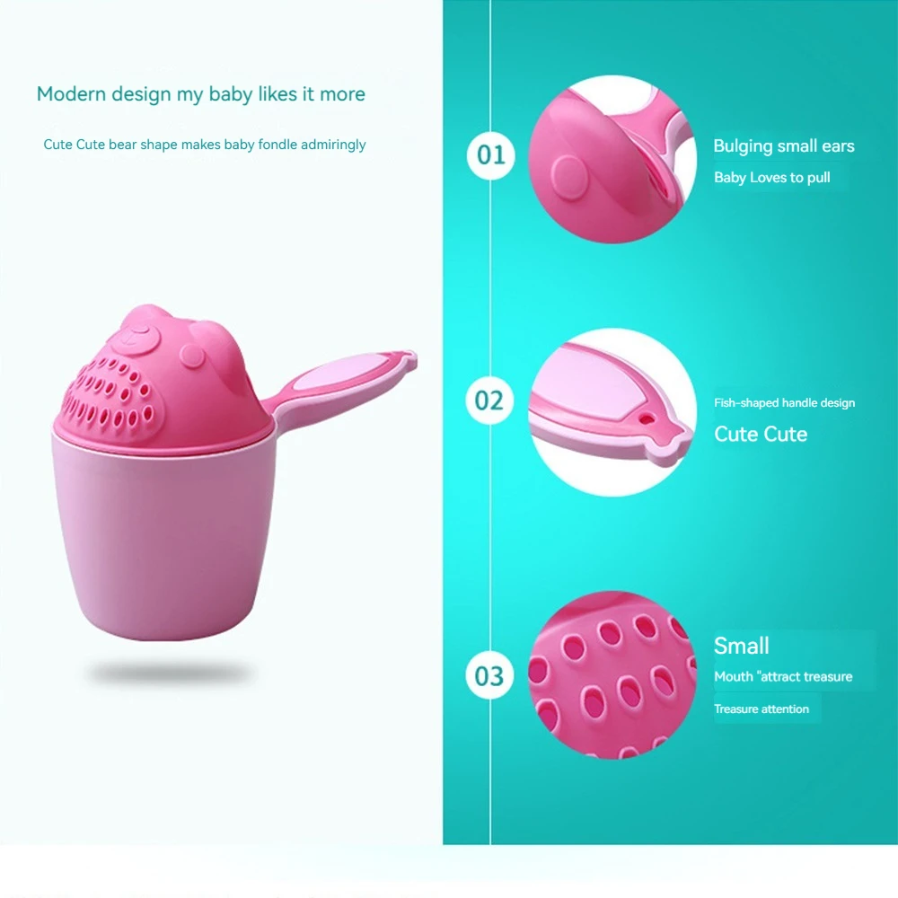 Cute Cartoon Baby Bath Caps Toddle Shampoo Cup Children Bathing Bailer Baby Shower Spoons Child Washing Hair Cup Kids Bath Tool Cute Cartoon Baby Bath Caps Toddle Shampoo Cup Children Bathing Bailer Baby Shower Spoons Child Washing Hair Cup Kids Bath Tool - Image 3