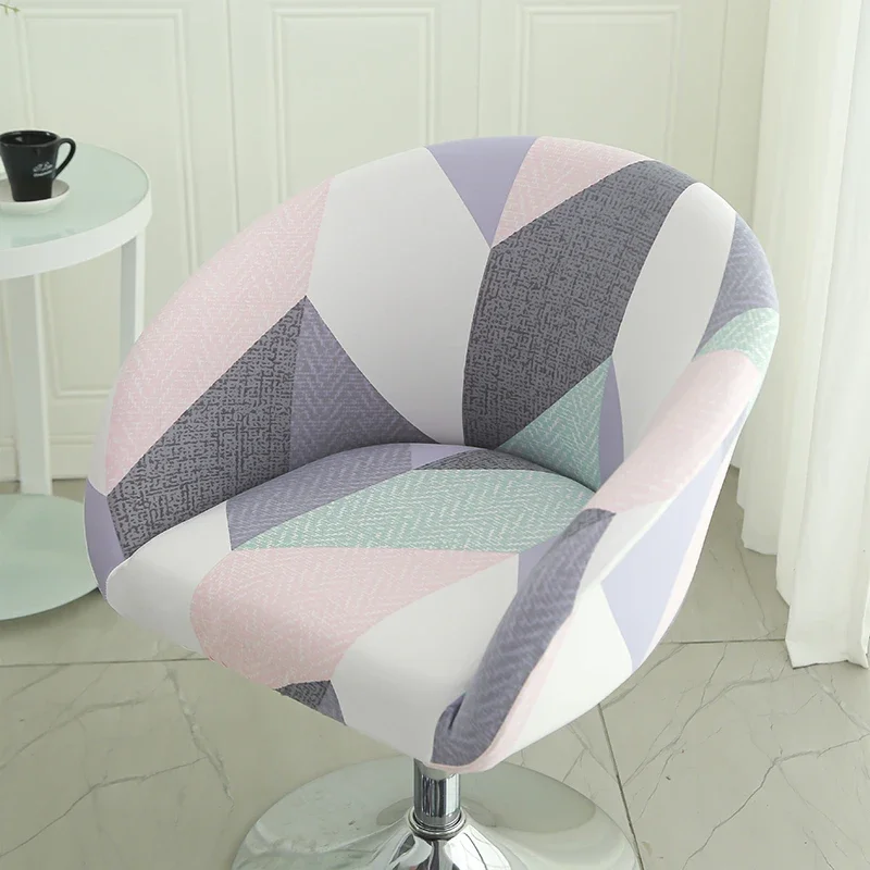 Semi-Circular Chair Cover Elastic Dining Chairs Slipcovers Accent Curved Chairs Dustproof Covers Armchair Seat Case Home Decor Semi-Circular Chair Cover Elastic Dining Chairs Slipcovers Accent Curved Chairs Dustproof Covers Armchair Seat Case Home Decor - Image 5