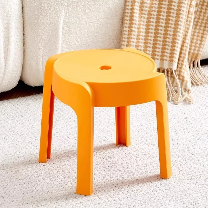 Luxury Household Foot Stool Plastic Fashion Designer Entryway Bench Stool Adults Creative Leisure Tabouret Unique Furniture Luxury Household Foot Stool Plastic Fashion Designer Entryway Bench Stool Adults Creative Leisure Tabouret Unique Furniture - Image 8