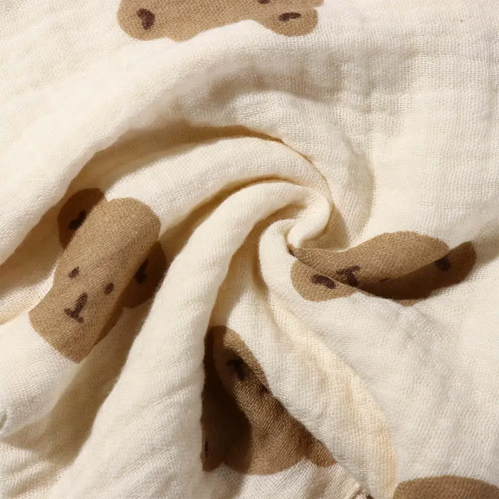 Baby Drool Bibs Printing Baby Muslin Bibs Cotton Solid Color Saliva Towel Ruffle Snap Button Burp Cloths Newbron Baby Drool Bibs Printing Baby Muslin Bibs Cotton Solid Color Saliva Towel Ruffle Snap Button Burp Cloths Newbron - Image 16