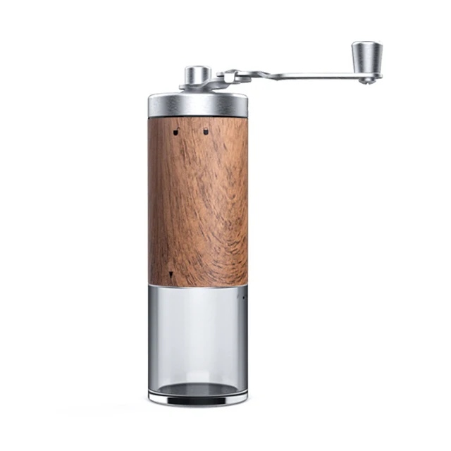 1 Stück Kaffeebohnen Mühle Tragbare Holzmaserung Edelstahl Kurbel Hand Kaffeemühle Küchen Werkzeug Mühle 1 Stück Kaffeebohnen Mühle Tragbare Holzmaserung Edelstahl Kurbel Hand Kaffeemühle Küchen Werkzeug Mühle - Image 3