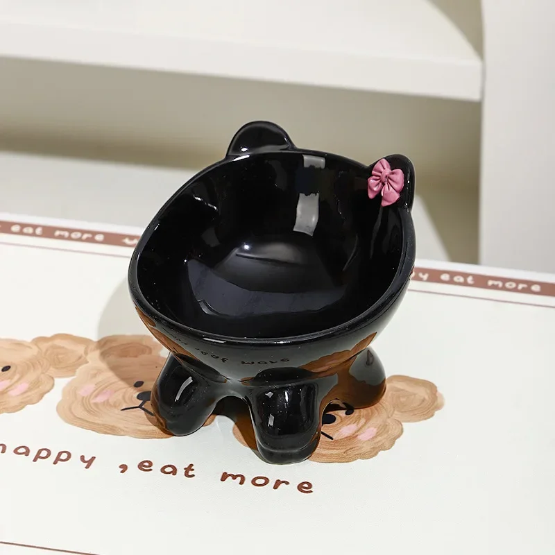 Ceramic Tilted Cat Food Bowl Elevated Cat Bowl Ergonomic Cat Food Dish Anti Vomiting Raised Cat Food Bowl Non Slip For Cats Dog Ceramic Tilted Cat Food Bowl Elevated Cat Bowl Ergonomic Cat Food Dish Anti Vomiting Raised Cat Food Bowl Non Slip For Cats Dog - Image 6