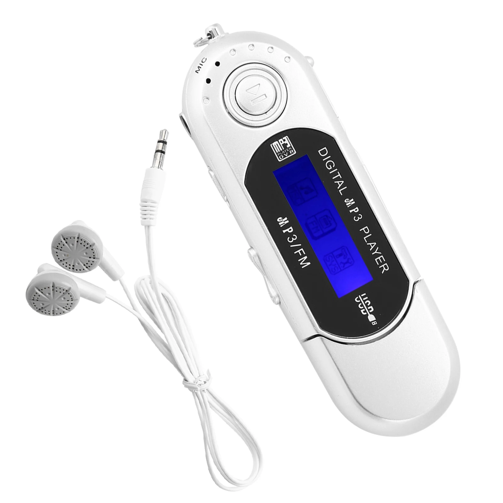 Tragbarer Mp3-Player Mit Usb, Fm-Radio, Lcd-Bildschirm &Amp; Sprachaufnahme – Digitaler Musikplayer Für Sport, Reisen, Schule &Amp; Freizeit Mp3 Player
