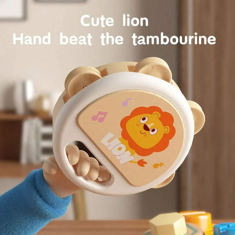 Baby Clapping Tambourine Delicate Tambourines Percussion Instrument Adorable Tambourines Handheld Tambourine Instrument For Kids Baby Clapping Tambourine Delicate Tambourines Percussion Instrument Adorable Tambourines Handheld Tambourine Instrument For Kids