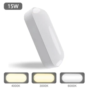 Wandleuchte 15W AC85-265V 3000K 4000K 6000K LED-Lampen Innen- und Außenwandleuchte für Wohnzimmer, Veranda, Schlafzimmer