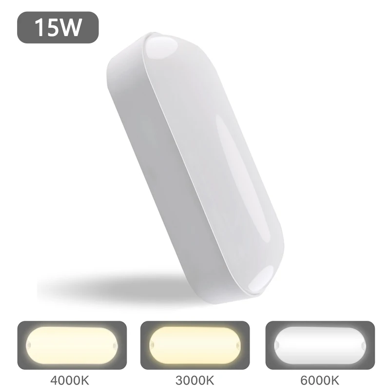 Wandleuchte 15W Ac85-265V 3000K 4000K 6000K Led-Lampen Innen- Und Außenwandleuchte Für Wohnzimmer, Veranda, Schlafzimmer Wandleuchte 15W Ac85-265V 3000K 4000K 6000K Led-Lampen Innen- Und Außenwandleuchte Für Wohnzimmer, Veranda, Schlafzimmer