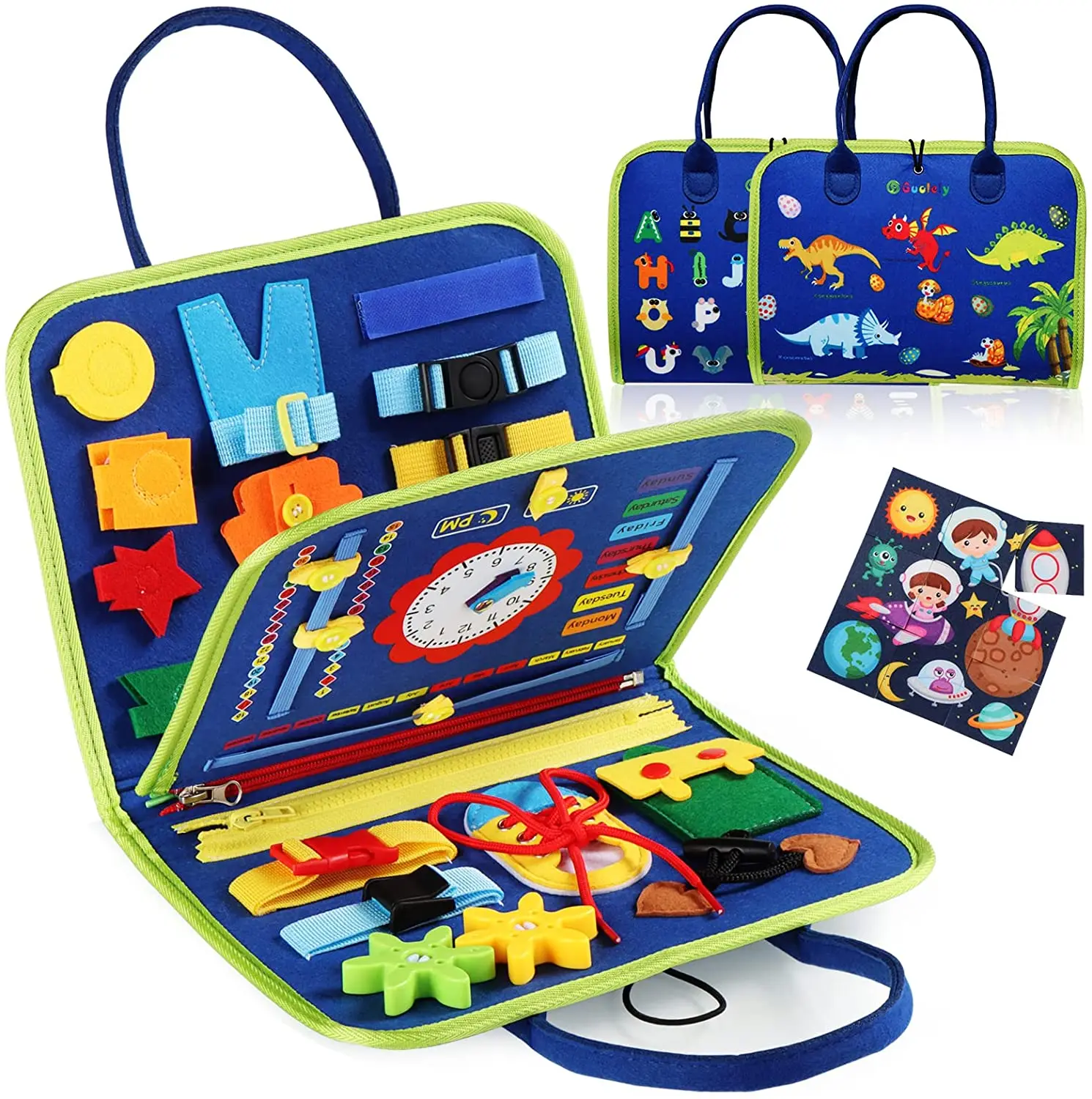Montessori Toddler Busy Board,Autism Sensory Toys,Educational Activity Motor Skills Baby, Life Skills Learning Toys For Kids Montessori Toddler Busy Board,Autism Sensory Toys,Educational Activity Motor Skills Baby, Life Skills Learning Toys For Kids - Image 11