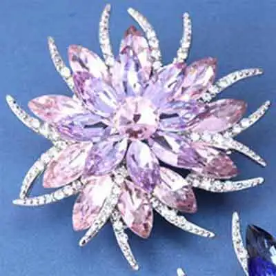 Mehrfarbige Kristallblumen-Brosche, Voll Mit Strass Besetztes Sonnenstrahl-Design, Luxuriöse Statement-Anstecknadel, Eleganter Modeschmuck Für Damen, Ideal Für Mäntel &Amp; Kleider, Perfektes Geschenk Für Hochzeiten &Amp; Partys Mehrfarbige Kristallblumen-Brosche, Voll Mit Strass Besetztes Sonnenstrahl-Design, Luxuriöse Statement-Anstecknadel, Eleganter Modeschmuck Für Damen, Ideal Für Mäntel &Amp; Kleider, Perfektes Geschenk Für Hochzeiten &Amp; Partys - Image 10