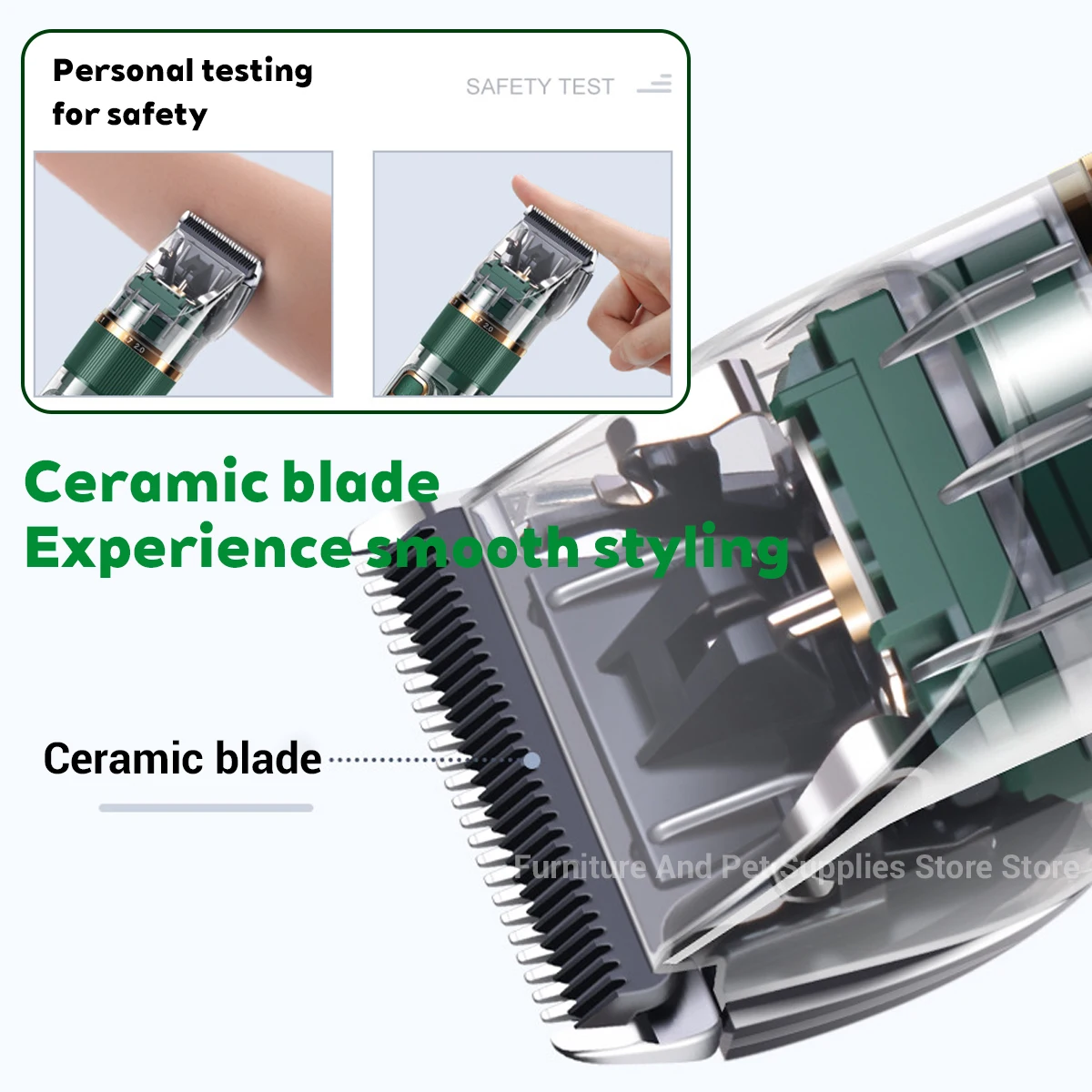 Katzen- Und Hundehaarschneider Elektrischer Professioneller Tierhaarschneider Geräuscharmer Haarschneider Usb-Aufladbar Tierpflege-Schermaschinen-Set Katzen- Und Hundehaarschneider Elektrischer Professioneller Tierhaarschneider Geräuscharmer Haarschneider Usb-Aufladbar Tierpflege-Schermaschinen-Set - Image 6