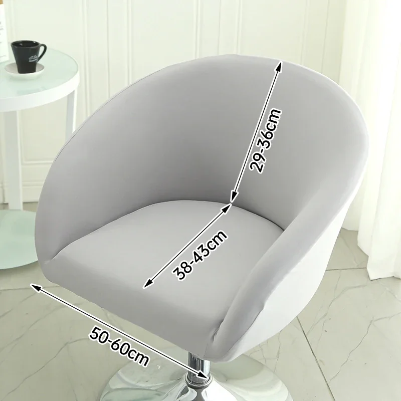 Semi-Circular Chair Cover Elastic Dining Chairs Slipcovers Accent Curved Chairs Dustproof Covers Armchair Seat Case Home Decor Semi-Circular Chair Cover Elastic Dining Chairs Slipcovers Accent Curved Chairs Dustproof Covers Armchair Seat Case Home Decor - Image 6