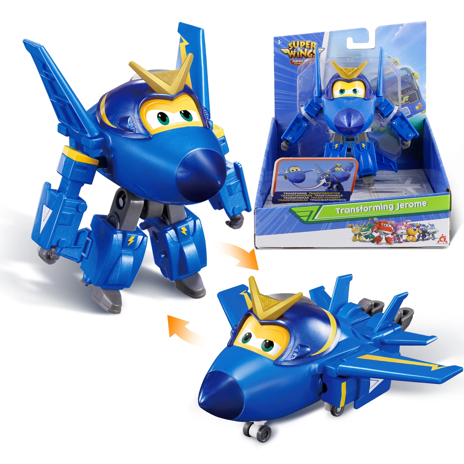 Super Wings 5 Inches Transforming Jett Dizzy Donnie Deformation Airplane Robot Action Figures Transformation Animation Kid Toys Super Wings 5 Inches Transforming Jett Dizzy Donnie Deformation Airplane Robot Action Figures Transformation Animation Kid Toys - Image 7