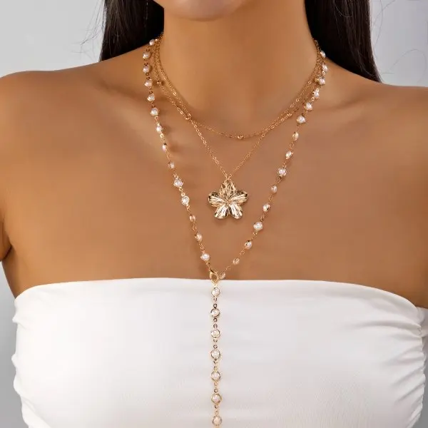 Trendy Gold Silber Farbe Glas Lange Y-Förmigen Halskette Metall Schlüsselbein Kette Sommer Urlaub Party Böhmischen Körper Schmuck Geschenke Trendy Gold Silber Farbe Glas Lange Y-Förmigen Halskette Metall Schlüsselbein Kette Sommer Urlaub Party Böhmischen Körper Schmuck Geschenke - Image 27